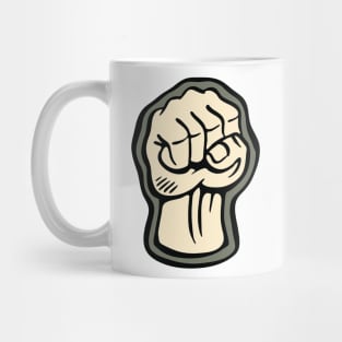 Clenched Fist illustration Mug